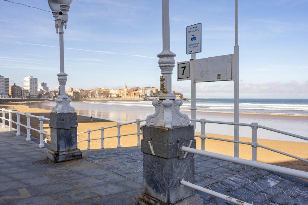 Appartamento Escalera 7 Gijón Esterno foto